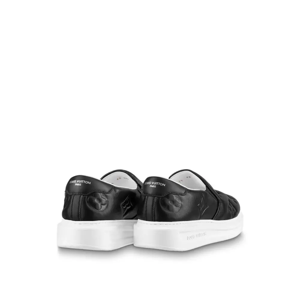Giày Louis Vuitton Beverly Slip On 'Black' 1A9ZP1 - Ảnh 4