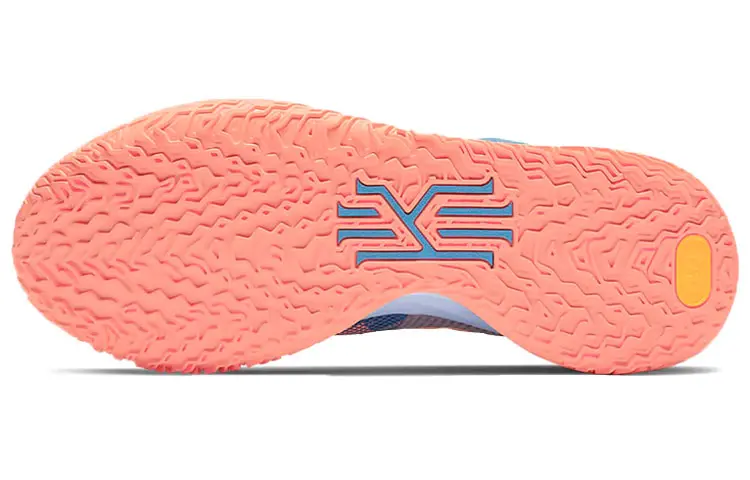 Giày Nike Kyrie 7 Pre Heat Expressions Blue Orange DC0588-00 - Ảnh 5