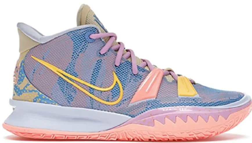Giày Nike Kyrie 7 Pre Heat Expressions Blue Orange DC0588-00