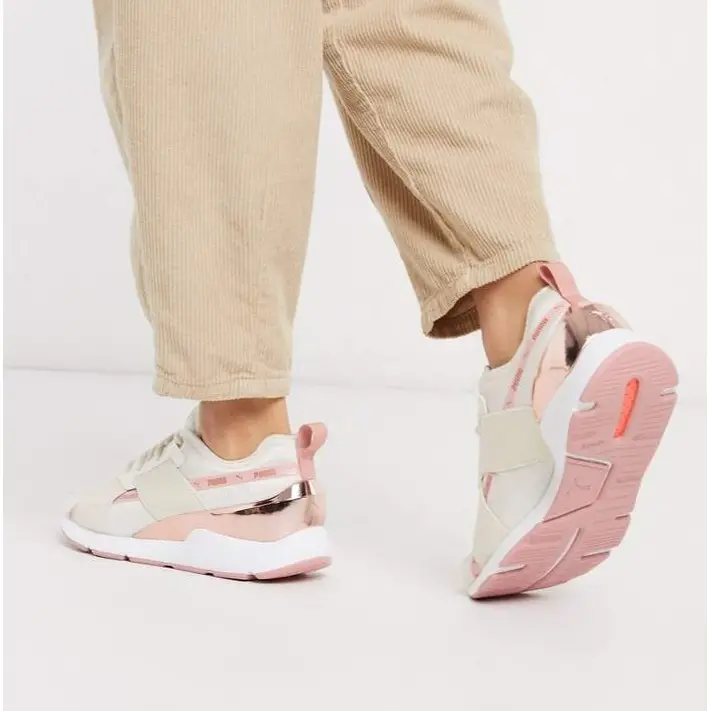 Giày Puma Wmns Muse X-2 Metallic 'Pastel Parchment Rose Gold' 370838-03 - Ảnh 3