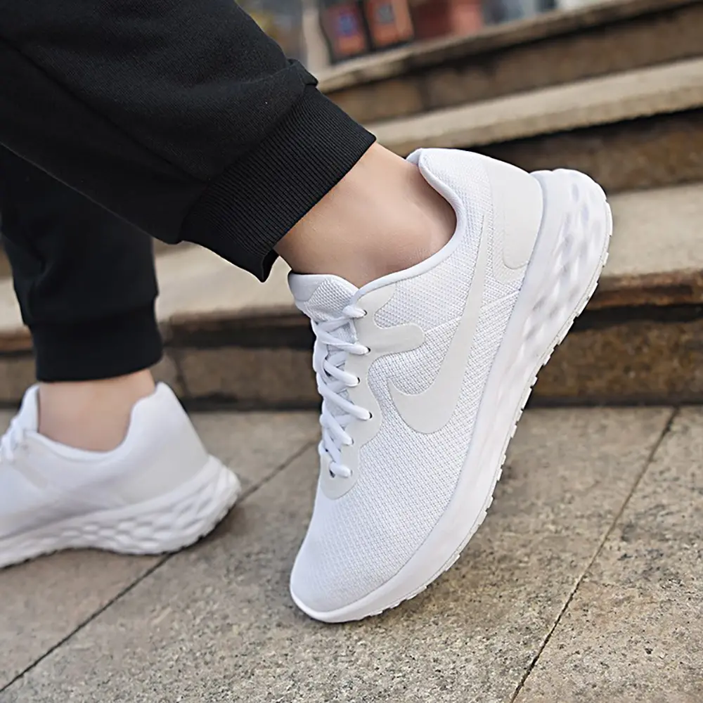 Giày Nike Revolution 6 Next Nature 'Triple White' DC3728-102 - Ảnh 5