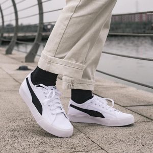 Alternative view of Giày Puma Bari CV 'White Black' 374362-02