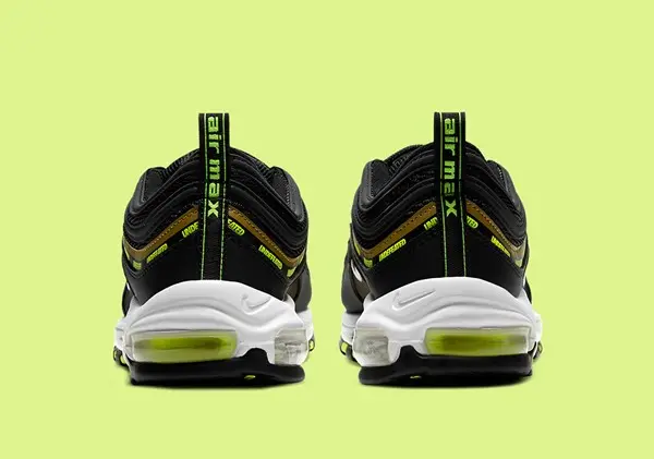 Giày Nike Undefeated x Air Max 97 'Black Volt' DC4830-001 - Ảnh 4