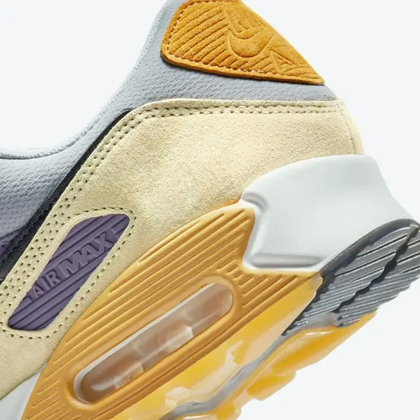 Giày Nike Air Max 90 NRG 'Court Purple Lemon Drop' DC6083-500 - Ảnh 5