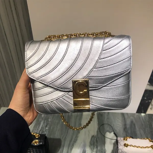 Túi Celine Laminated Quilted Calfskin 'Pink' 189933BGW-36AG - Ảnh 4