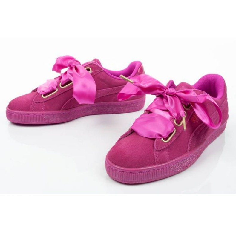 Giày Puma Suede Heart Satin W 'Pink' 362714-01 - Ảnh 6