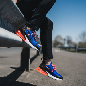 Alternative view of Giày Nike Air Max 270 GS 'Racer Blue' 943345-401