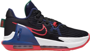 Giày Nike LeBron Witness 6 GS 'Black Royal Siren Red' DD0423-005