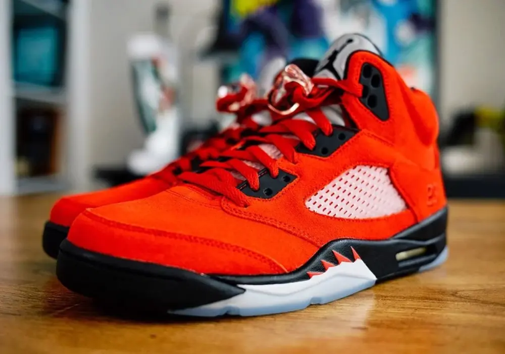 Giày Air Jordan 5 Retro 'Raging Bull' 2021 DD0587-600 - Ảnh 4