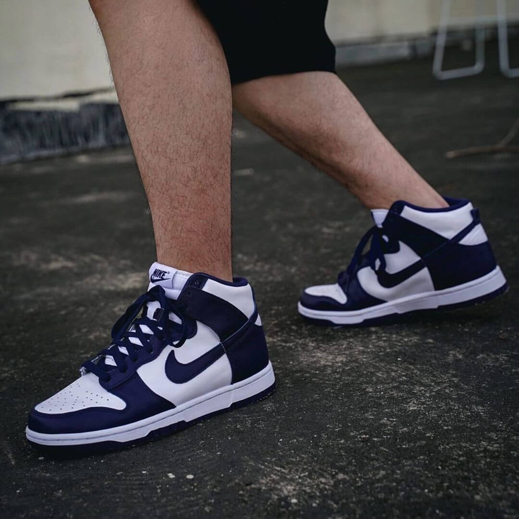 Giày Nike Dunk High 'Midnight Navy' DD1399-104 - Ảnh 3