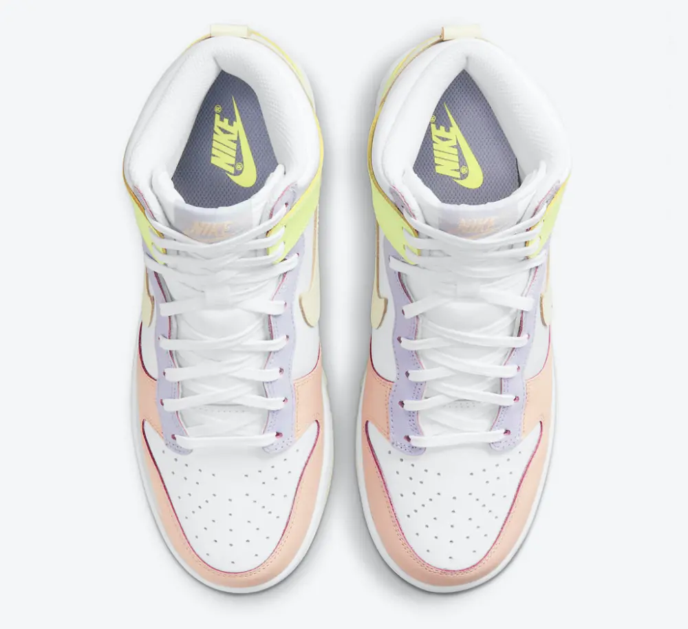 Alternative view of Giày Nike Wmns Dunk High 'Lemon Twist' DD1869-108