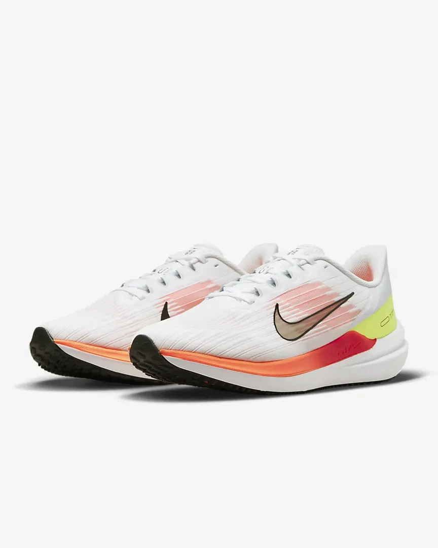 Giày Nike Air Winflo 9 'White Black Total Orange' DD6203-100 - Ảnh 9