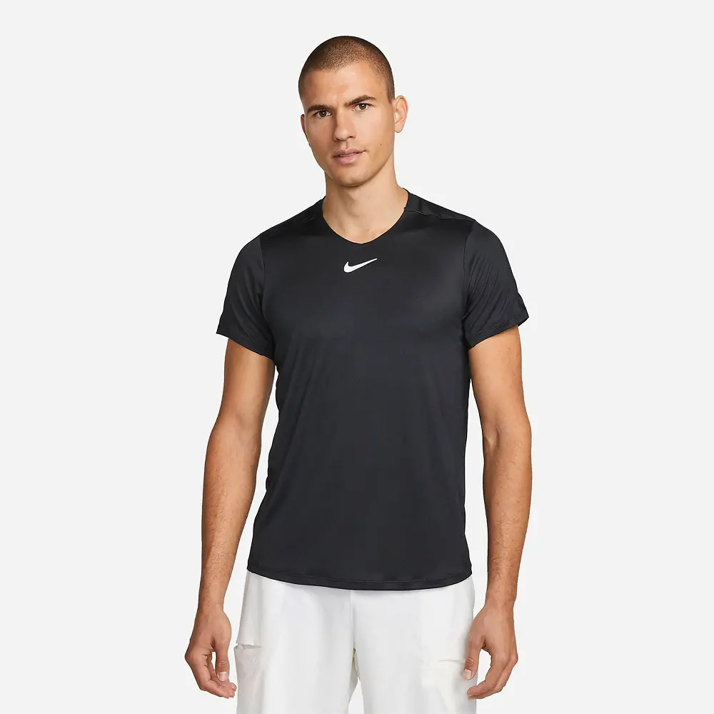 Alternative view of Áo NikeCourt Dri-FIT Advantage Top 'Black' DD8318-010