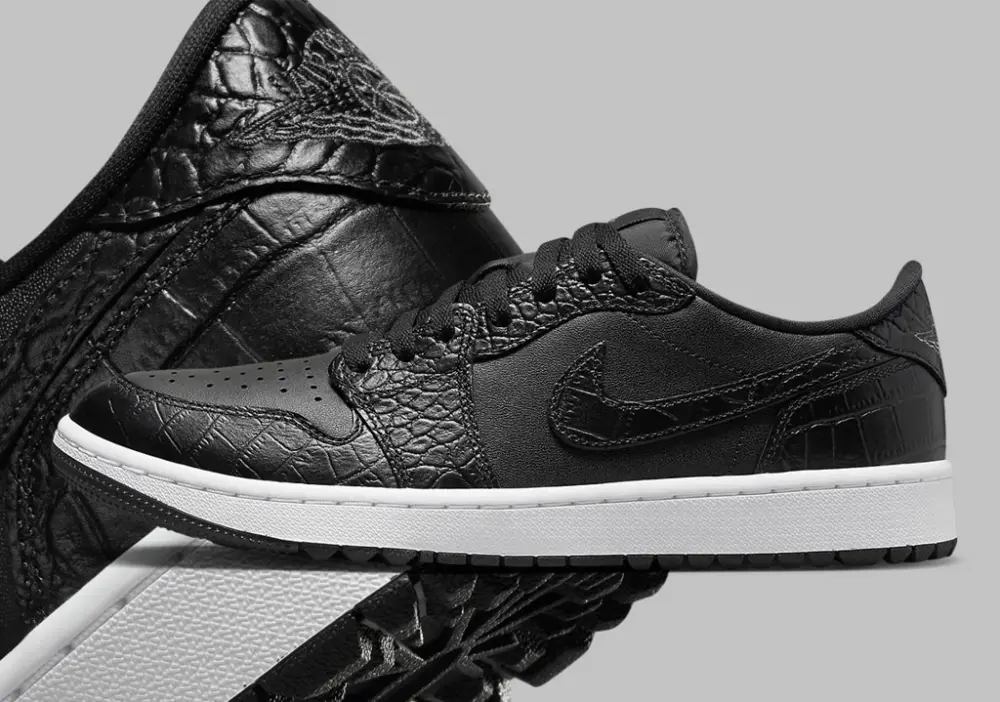 Giày Nike Air Jordan 1 Low Golf 'Black Crocodile' DD9315-003 - Ảnh 5