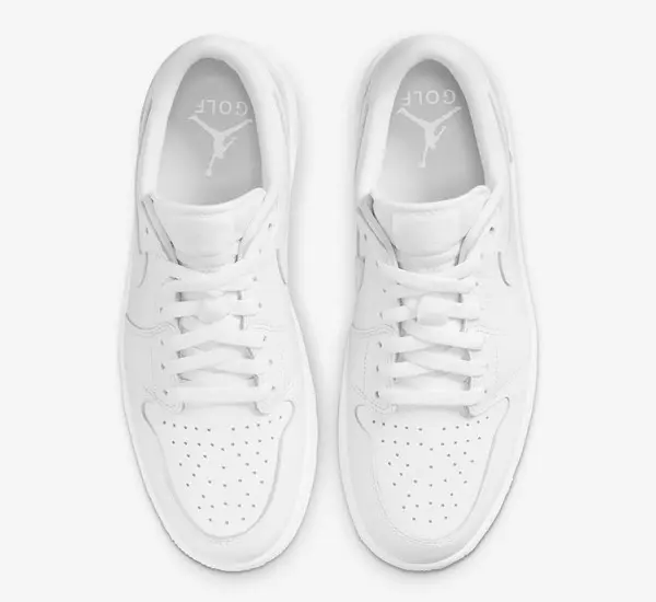 Giày Nike Air Jordan 1 Retro Low Golf Triple White DD9315-101 - Ảnh 3