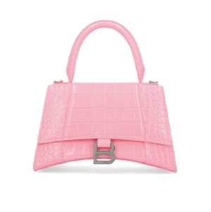 Túi Balenciaga Hourglas Crocodile 'Pink' 5935461LR6Y5812