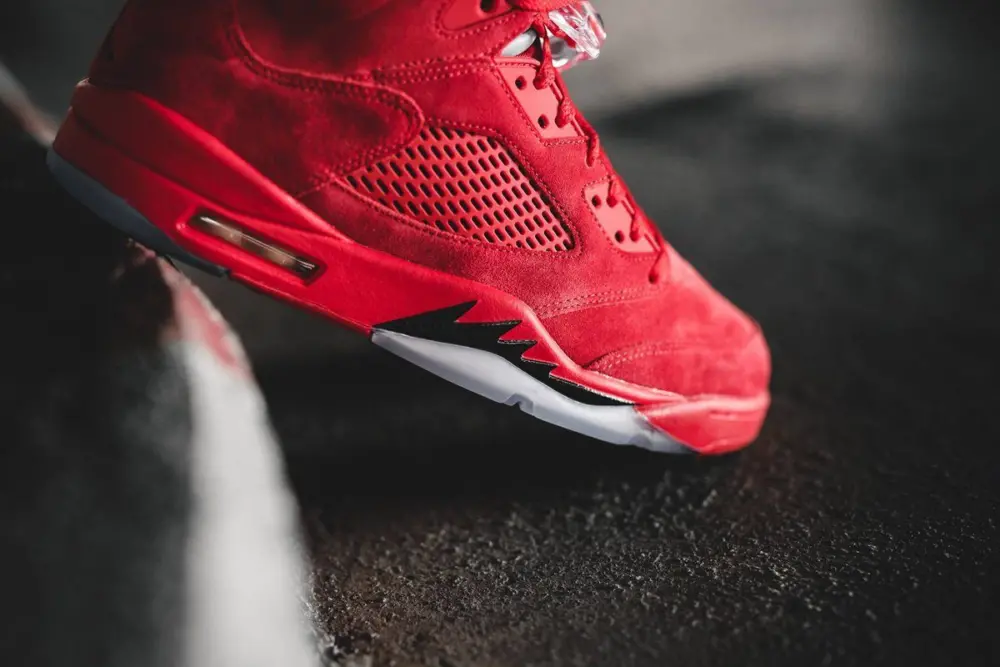 Giày Air Jordan 5 Retro 'Red Suede' 136027-602 - Ảnh 5