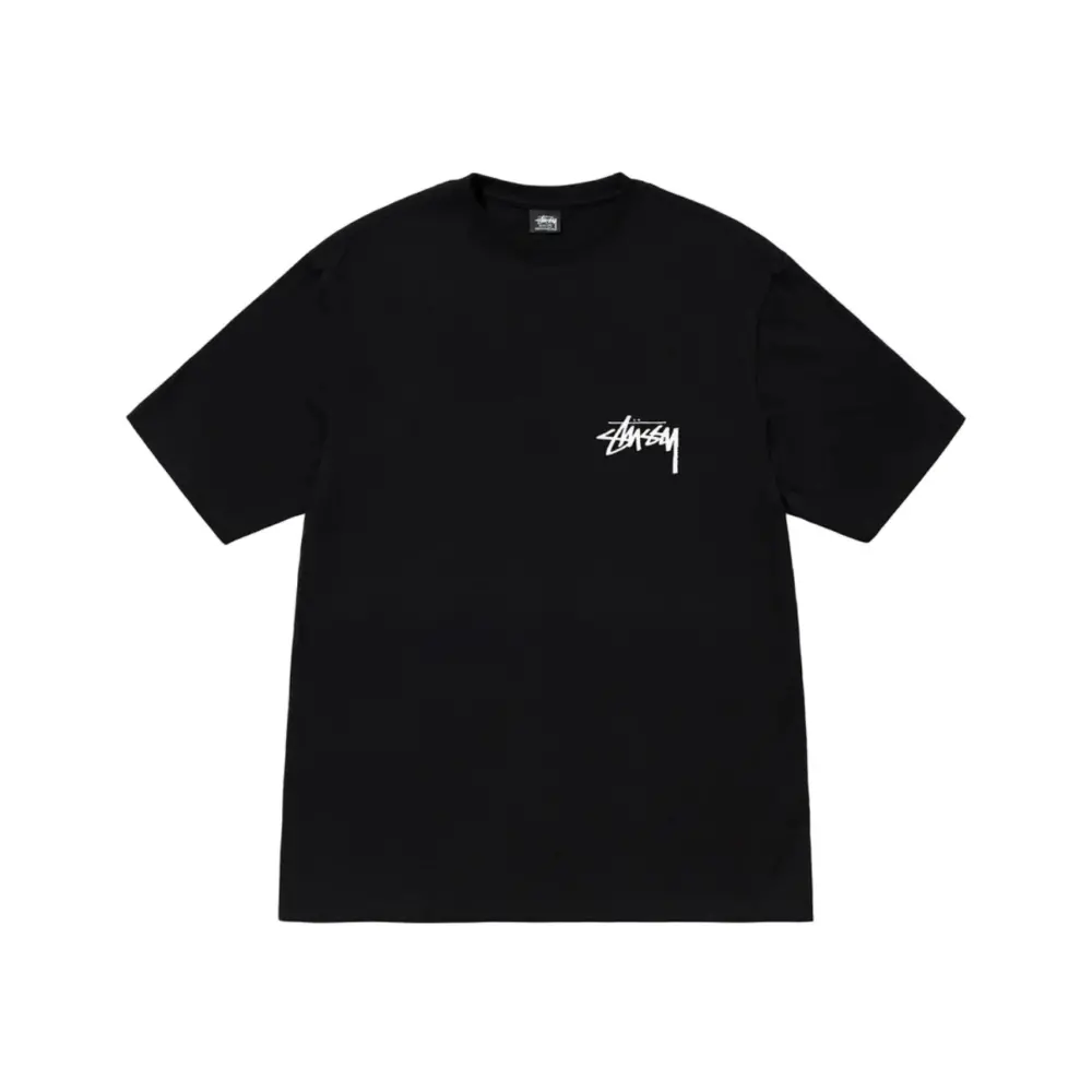 Alternative view of Áo Stussy Burning Stock T-shirt 'Black'