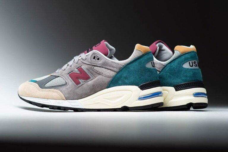 Giày New Balance 990v2 Made in USA ‘Grey Multi’ M990CP2 - Ảnh 5
