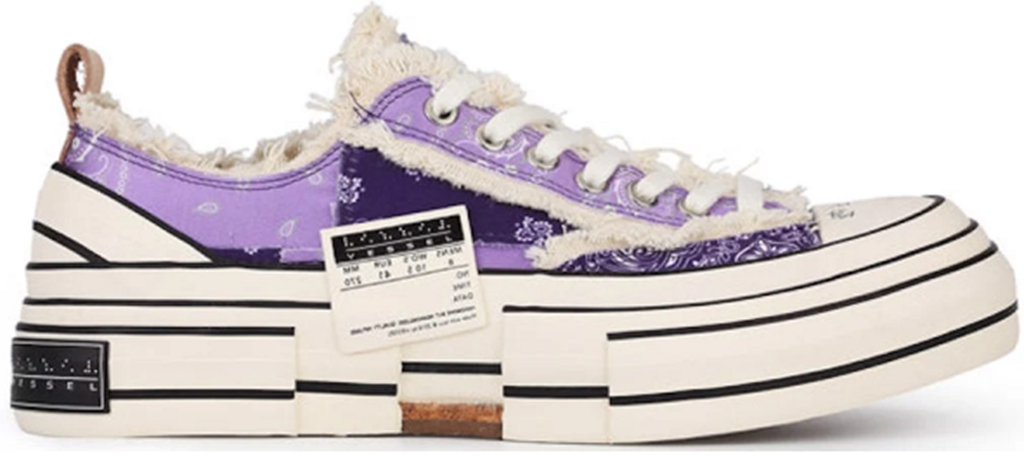 Giày xVESSEL G.O.P. Lows 'Violet Paisley'