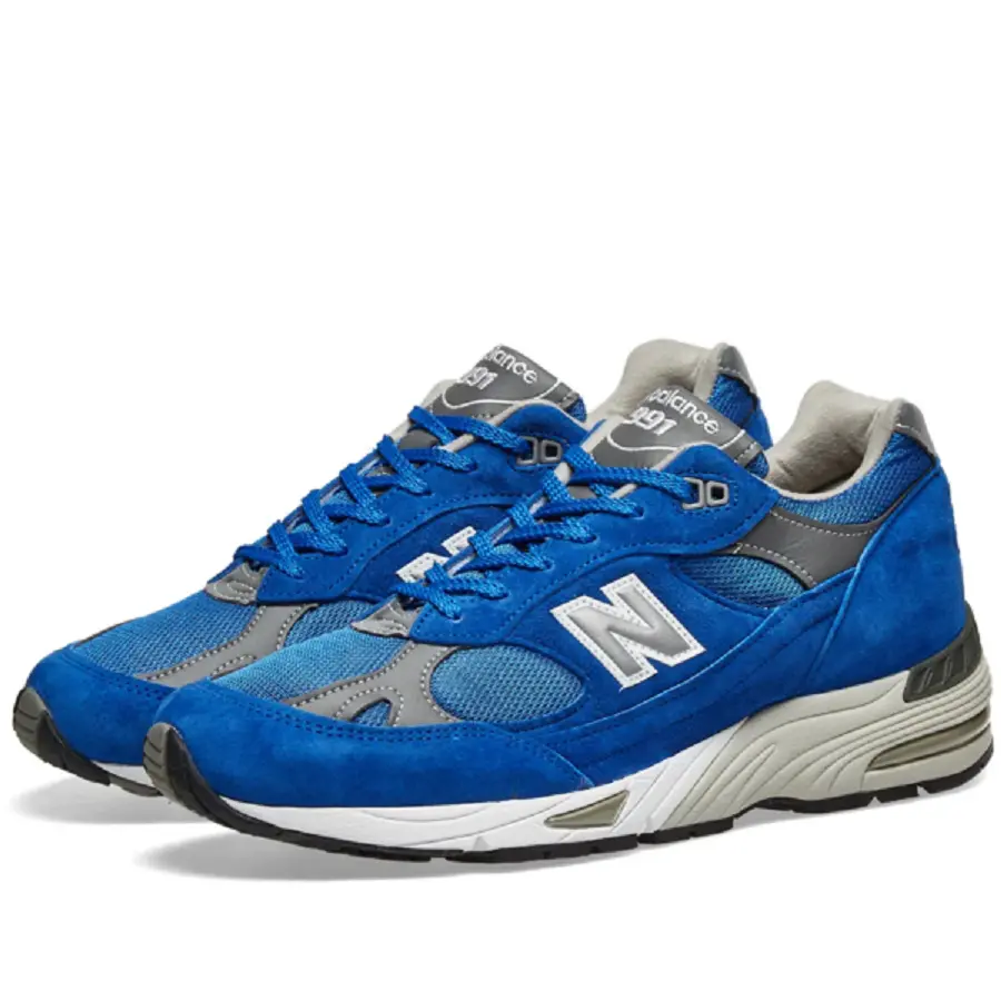 Giày New Balance 991 Made In England ‘Royal Blue’ M991BLE - Ảnh 4