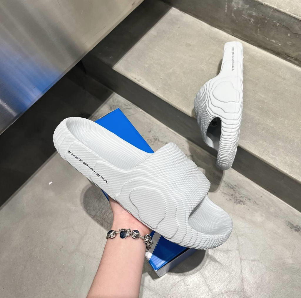 Dép Adidas Adilette 22 Slides 'Grey' HQ6465 - Ảnh 3