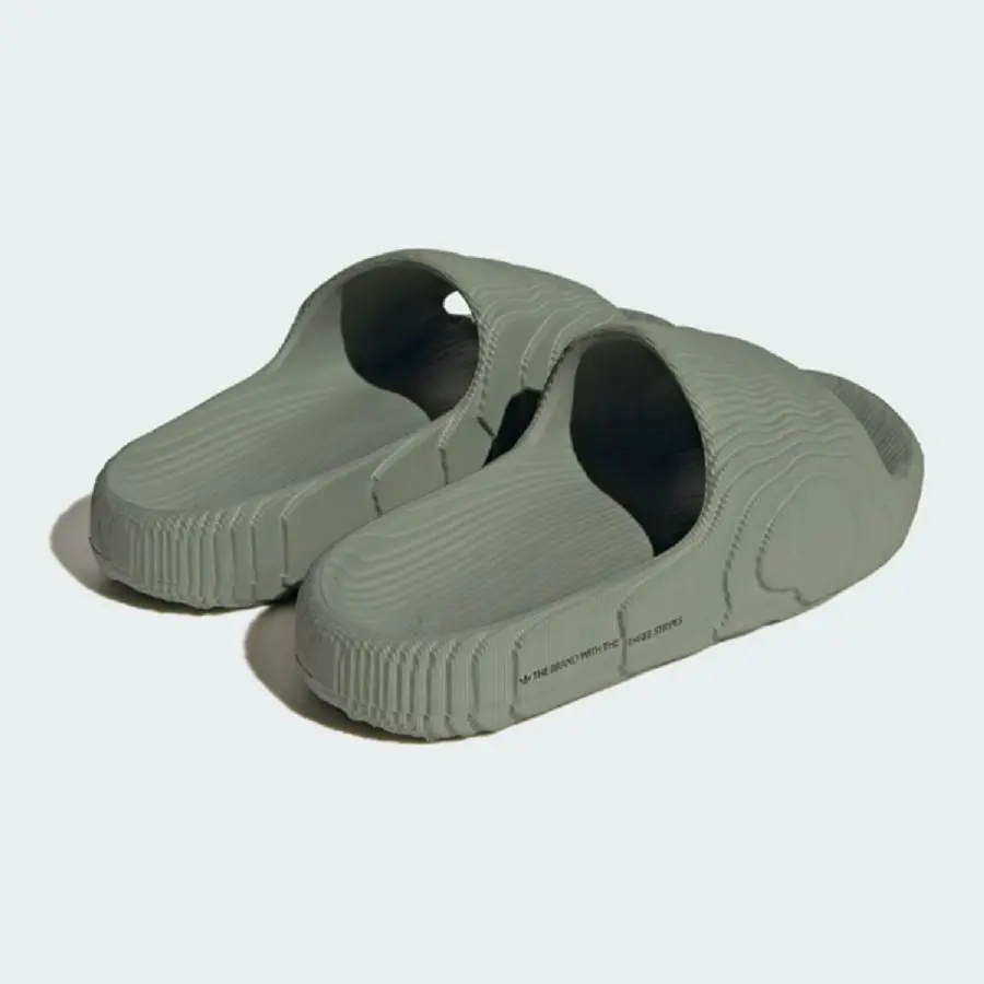 Dép Adidas Adilette 22 Slides ‘Silver Green’ IG8264 - Ảnh 3