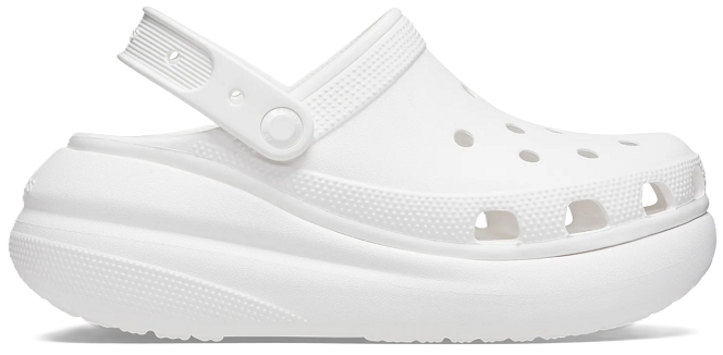Dép Crocs Classic Crush Clog 'Slides White' 207521-100