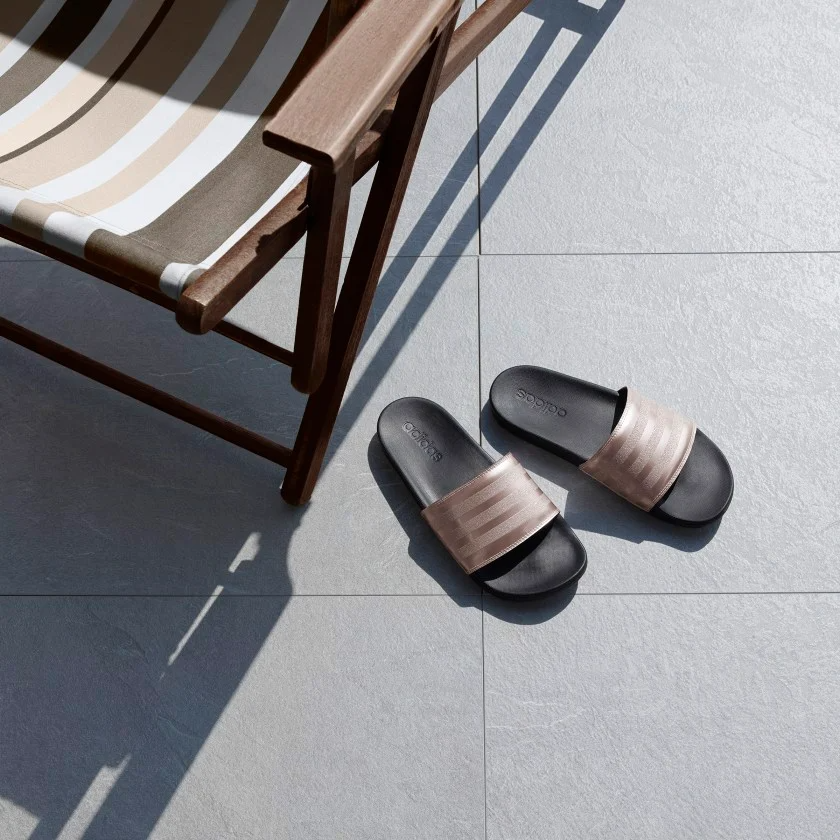 Dép Adilette Comfort Slides Rose Gold B75679 - Ảnh 4