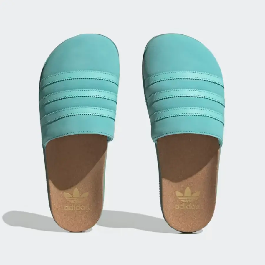 Alternative view of Dép Adidas Adimule Lea Slide 'Easy Mint' GY2554