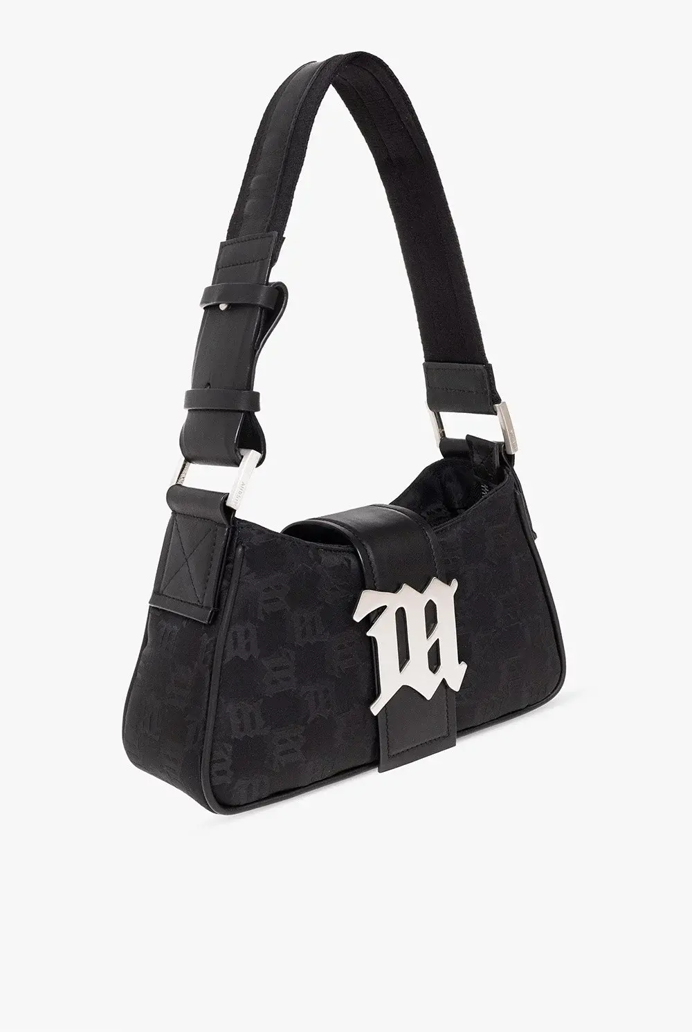 Túi MISBHV Nylon Monogram Shoulder Bag Small 'Black' 3022A413 - Ảnh 4