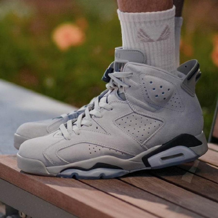 Giày Nike Jordan 6 Retro 'Cool Grey' GS 384665-100 - Ảnh 3