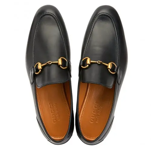 Giày Gucci Jordaan Leather Loafer 406994-BLM00-1000 - Ảnh 3