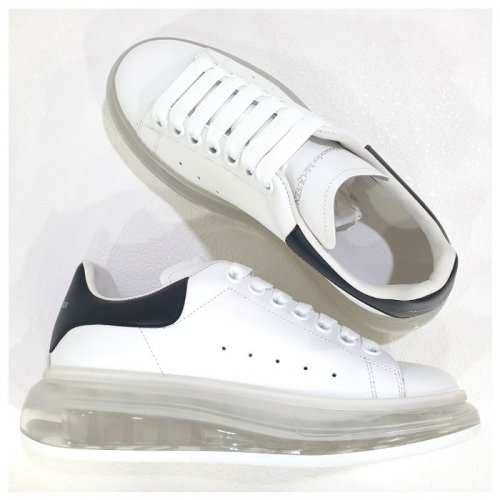 Giày Alexander McQueen Wmns Oversized Sneaker 'White Black' 611698-WHX98-9061 - Ảnh 5