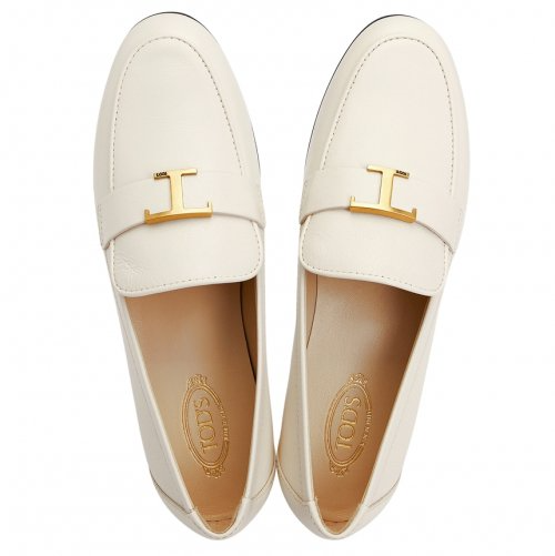 Giày Tod’s Wmns White Loafers T Timeless in Leather XXW35B0ED10TRP39C019 - Ảnh 3