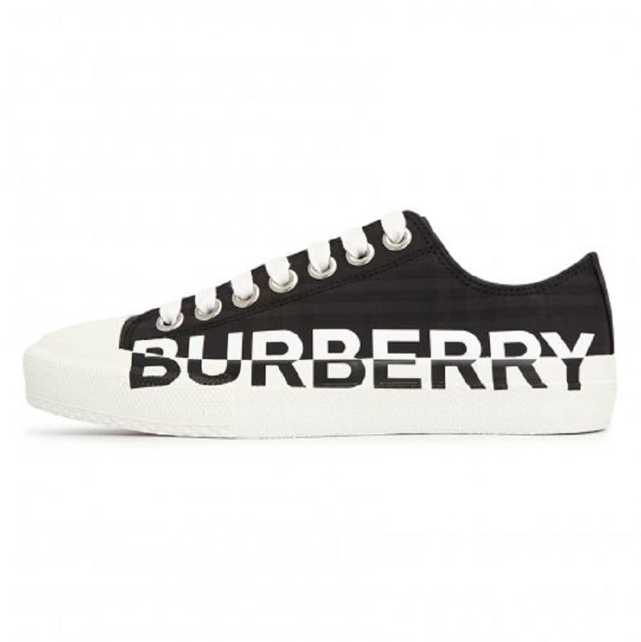 Giày Burberry Larkhall Low Top Lace Up Sneakers 'Black' 8045845 - Ảnh 7