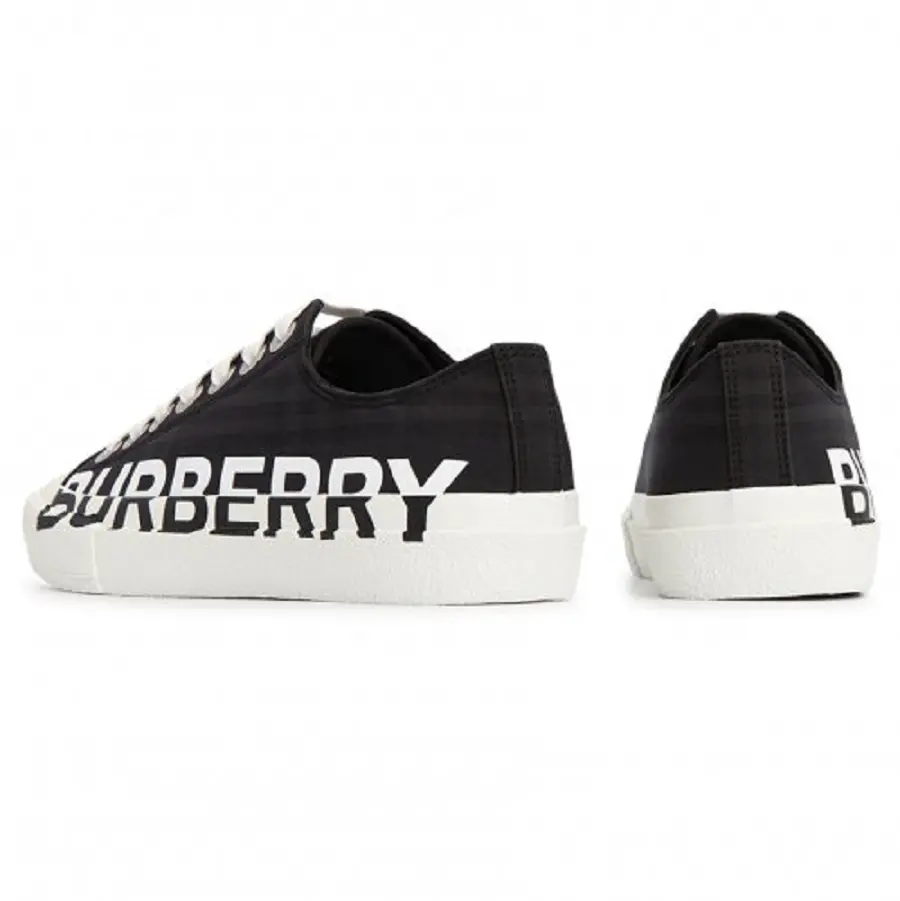 Giày Burberry Larkhall Low Top Lace Up Sneakers 'Black' 8045845 - Ảnh 5