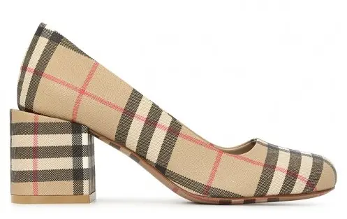 Giày Burberry Vintage Check Bio Base Women's Pumps JOY CHK 8045224