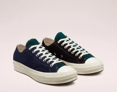 Giày Converse Renew Chuck 70 Upcycle Fleece Black 172268C - Ảnh 4