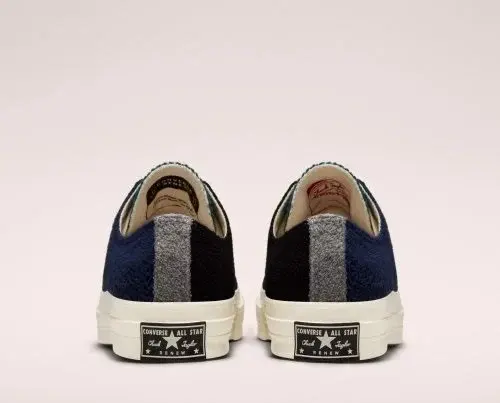 Giày Converse Renew Chuck 70 Upcycle Fleece Black 172268C - Ảnh 6