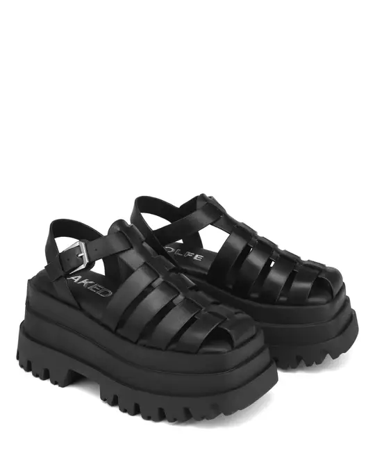 Dép Naked Wolfe DEVIL 'BLACK' - Ảnh 2