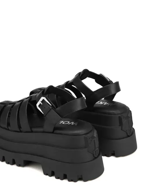 Dép Naked Wolfe DEVIL 'BLACK' - Ảnh 3