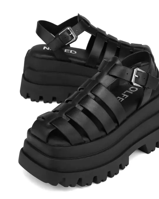 Dép Naked Wolfe DEVIL 'BLACK' - Ảnh 4