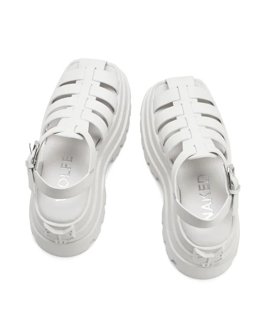 Dép Naked Wolfe DEVIL 'WHITE' - Ảnh 5