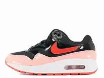Alternative view of Giày Nike Air Max 1 QS GS 'Black Speed Red' AO1026-001
