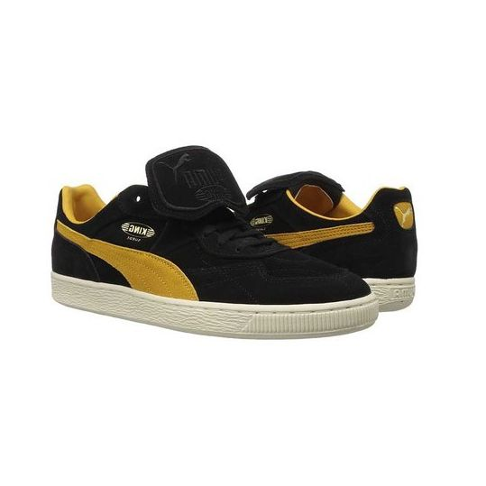 Giày Puma King Suede 'Black Yellow' 366290-02 - Ảnh 7