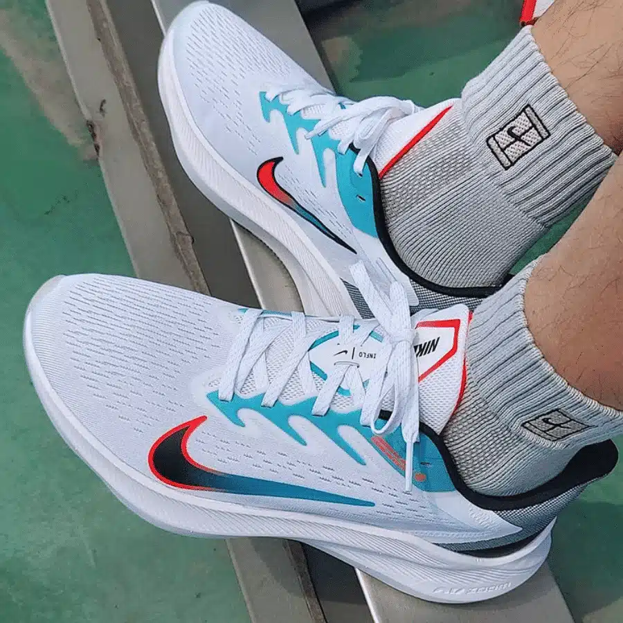 Giày Nike Air Zoom Winflo 7 'Flash Crimson Aqua' CJ0291-100 - Ảnh 5