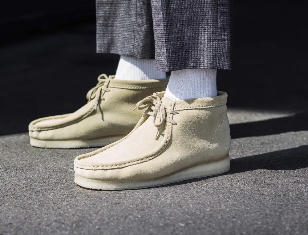Giày Clarks Wallabee Boot 'Maple Suede' 261-55516 - Ảnh 3