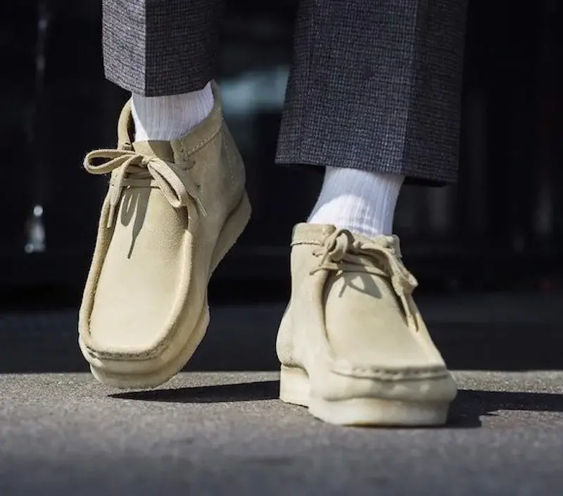 Giày Clarks Wallabee 'Maple Suede' 261-55545 - Ảnh 4