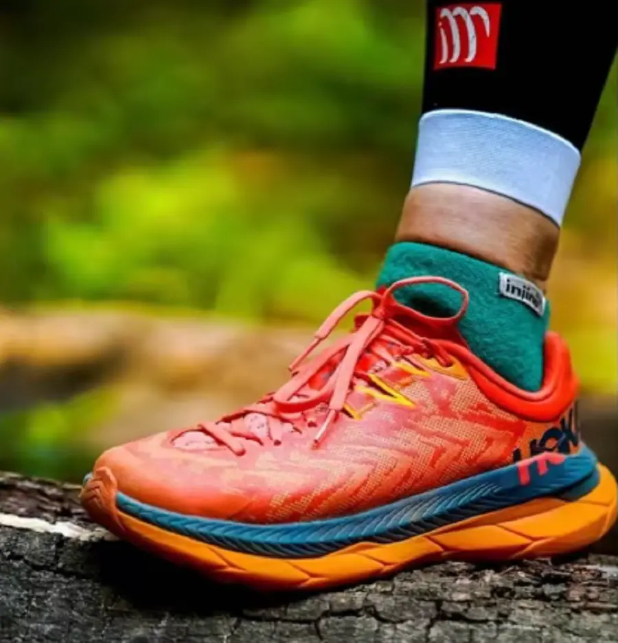 Alternative view of Giày Hoka One One Tecton X Persimmon Orange Blue 1123161-PORY